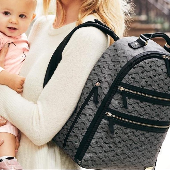 Skip Hop Deco Saffiano Diaper Backpack - Picture 8 of 9